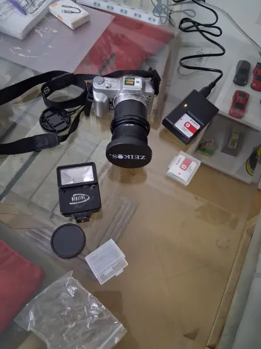 Camera fotografica Sony HSC-H3 com lentes e acessórios