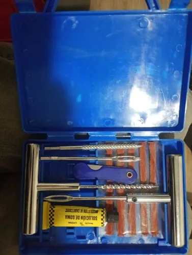 Kit reparo pneu sem camara