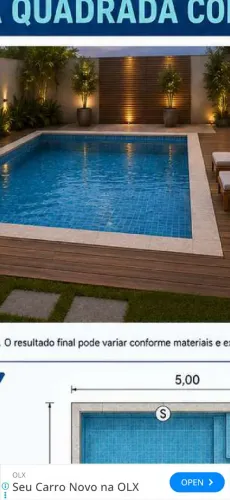 Piscina construa seu sonho conosco 