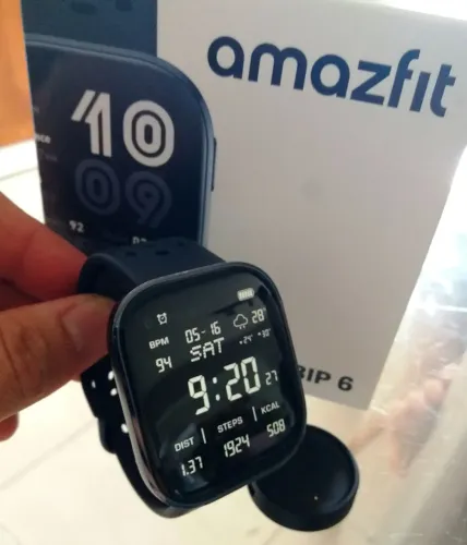 Xiaomi AMAZFIT bip 6 - pouco mais de 6 meses de uso - 4x sem juros no crédito