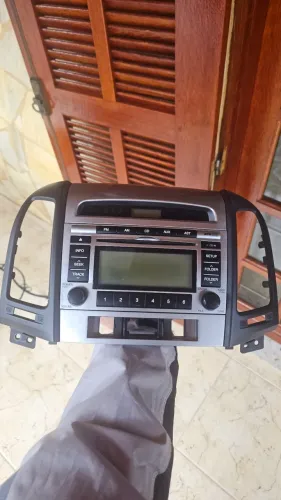 Rádio com com moldura hyundai Santa fé 3.5