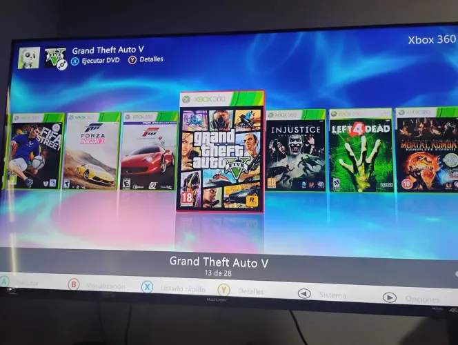 Xbox 360 RGH tunado de jogo 5 controle mais Kinect