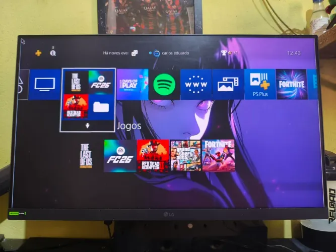 Monitor LG ultragear 180hz 24 polegadas