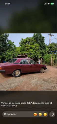 Chevrolet Opala Comodoro/comod. SLE 4.1/2.5 1987