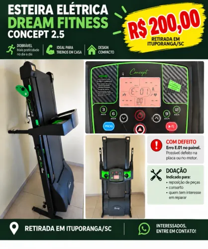 Esteira Dream Fitness Concept 2.5