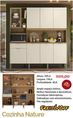 Armário de cozinha oferta 