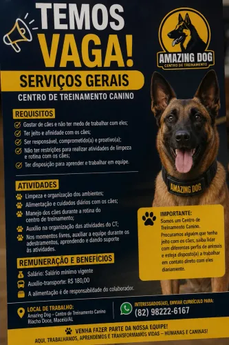 Vaga de emprego 