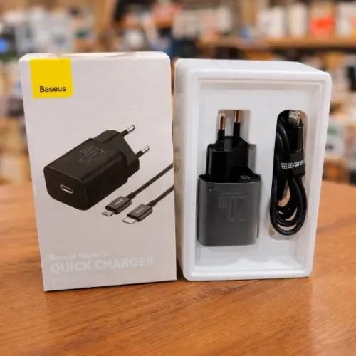 Carregador Baseus Turbo 20w + Cabo para iPhone