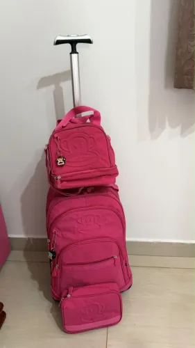 Kit Mochila Paul Frank Original