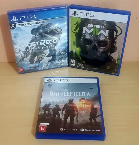 Call of Duty + Battlefield 6 + Ghost Recon (Lacrado)