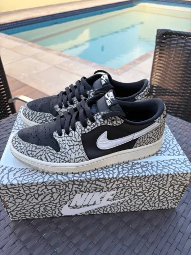 Tênis Air jordan 1 elephant print