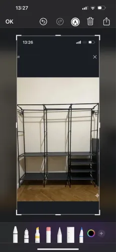 Closet aberto  tipo arara