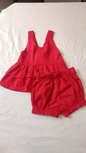 CONJUNTO VERMELHO, TAMANHO P