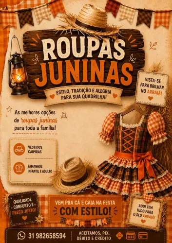 Roupa quadrilha
