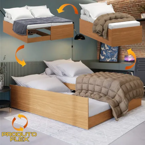 Cama Bibox 3 em 1 Matrix Nature / pronta entrega 