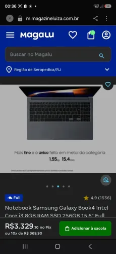 Notebook Samsung , aceito ofertas.
