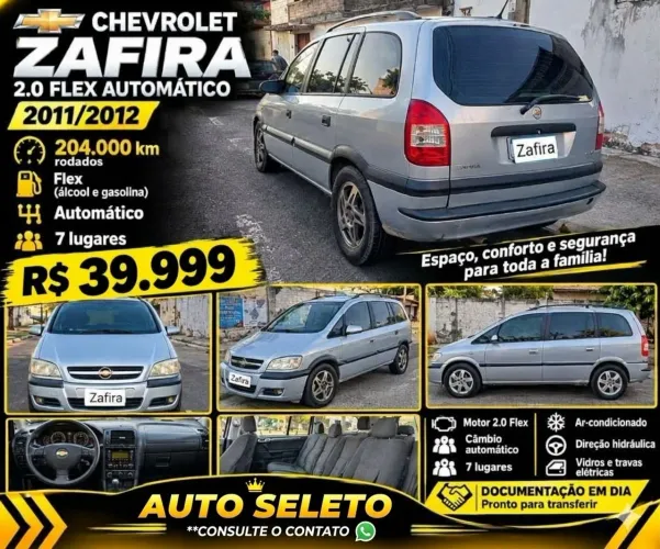 Chevrolet Zafira Expres. 2.0 MPFI Flexpower 5P AUT 2012