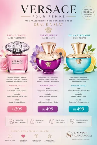 Perfumes importados direto do Paraguai