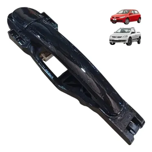 Maçaneta Externa Gol Voyage Saveiro G5 2008 2009 2010 2011 Preto Dianteira/traseira