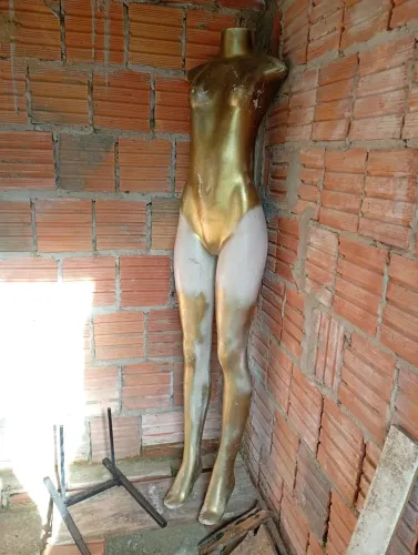 Vendo esse manequim  inteiro possui pezinho *