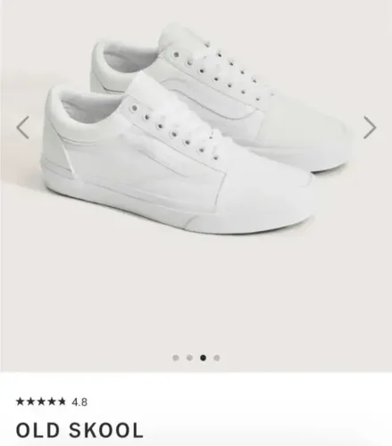 Tênis Vans Old Skool True White
