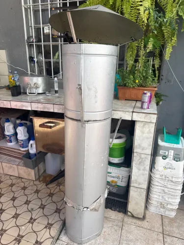 Coifa 2metros e meio semi nova com motor