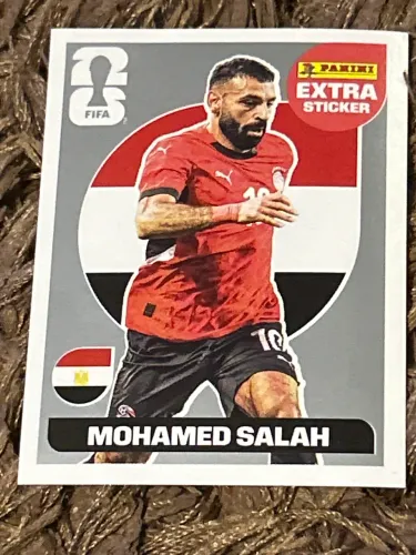 Figurinha Extra Sticker SALAH PRATA