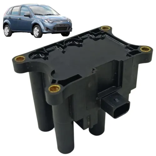 Bobina Ignição Ford Fiesta 1.0 8v Zetec Rocam 2007 2008 2014