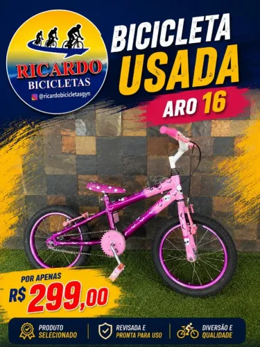 Bicicleta aro 16 Feminina Usada