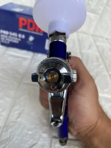 Pistola de Pintura Gravidade - HVLP Mini PDR-PRO 535 Bico 0.8mm 125ML
