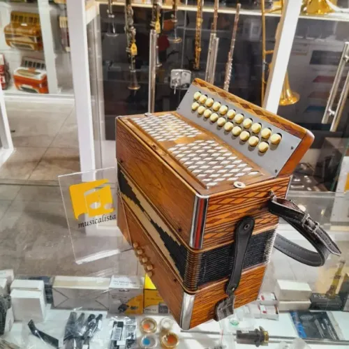 Acordeon Hering 8 baixos de Botão 