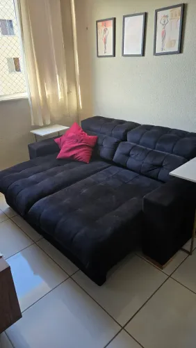 Sofa Retrátil - Preto