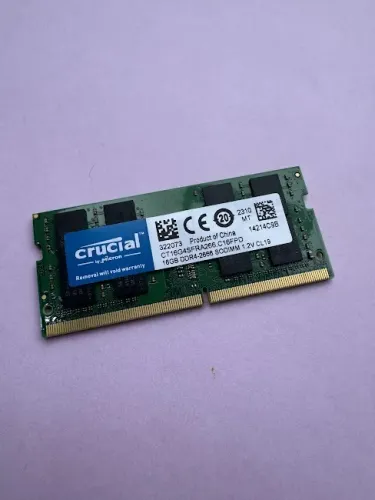 Memória RAM Crucial 16GB DDR4 2666MHz SO-DIMM Notebook