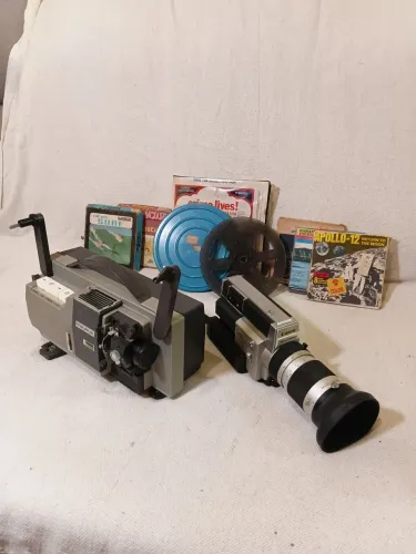 VENDO RARIDADE: KIT CÂMERA SUPER 8 + PROJETOR 