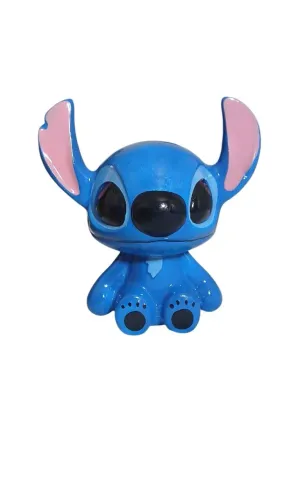 Cofrinho De Moedas Stitch - Cofre Decorativo Em Gesso