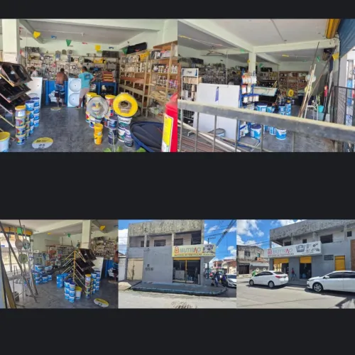 Passo ponto de material de construção 