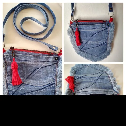 Bolsinha jeans