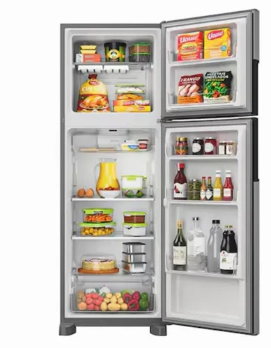 Refrigerador Geladeira 377L Inox 220V