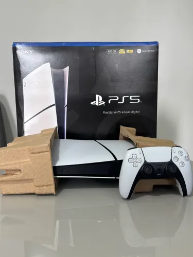Ps5 slim digital ESTADO DE NOVO MODELO FOSCO GARANTIA DE LOJA 