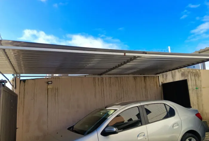 Coberta de garagem