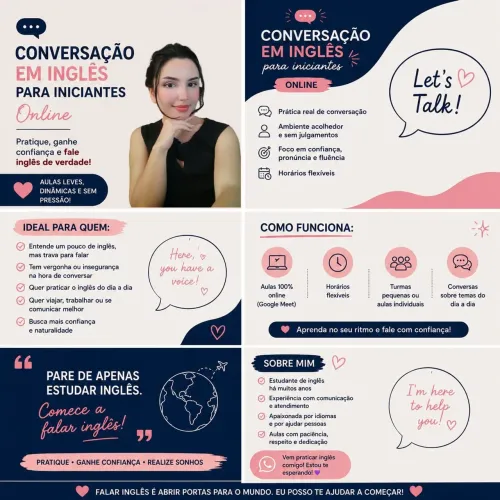 Conversação em Inglês para Iniciantes | Online
