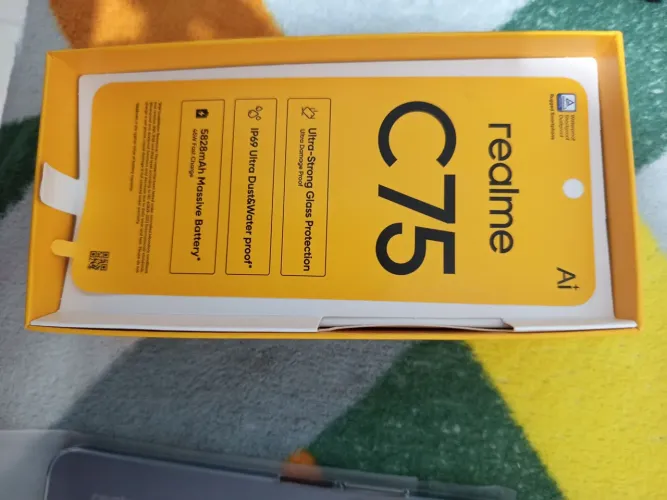 Celular Realme C75 lacrado nota fiscal tudo certo