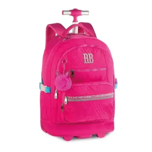 Mochila Rebecca Bonbon Carrinho Rb2058 - rosa