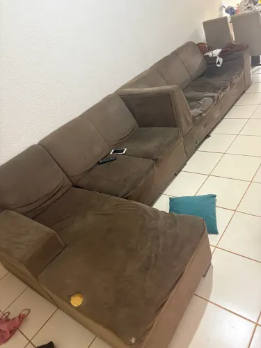 Doação sofá em L