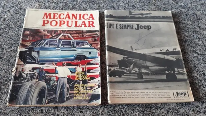 Kit Combo de Revistas Mecânica Popular de Janeiro 1963 e Fevereiro 1965