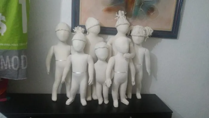 Manequim infantil familia