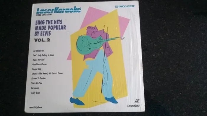 laser disc elvis vol. 2 sing the hits - importado