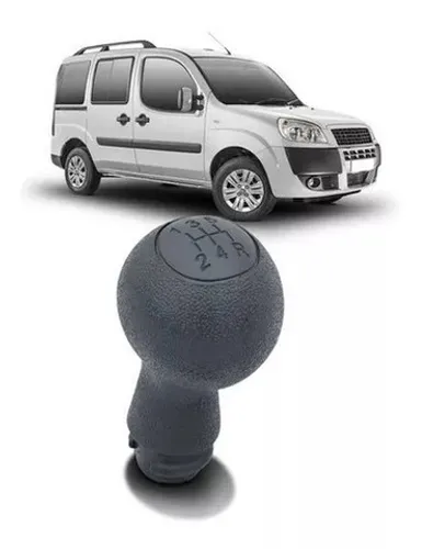 Bola Manopla De Câmbio Doblo 2009 à 2014 Cinza