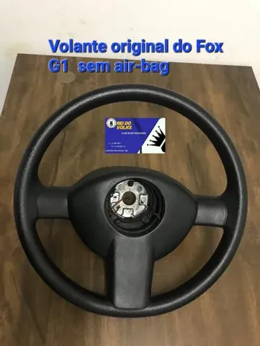 Volante original do Fox G1 sem air-bag 