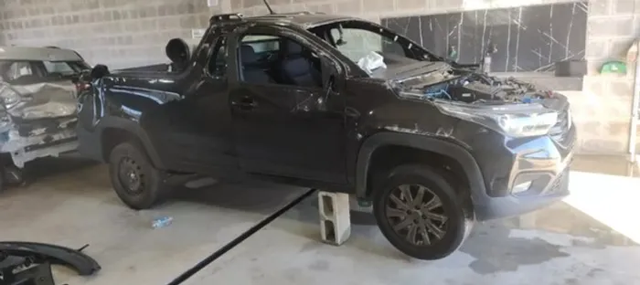 Sucata Fiat Strada 1.3 2021 50mil Km Roda. P/ Retirada Peças